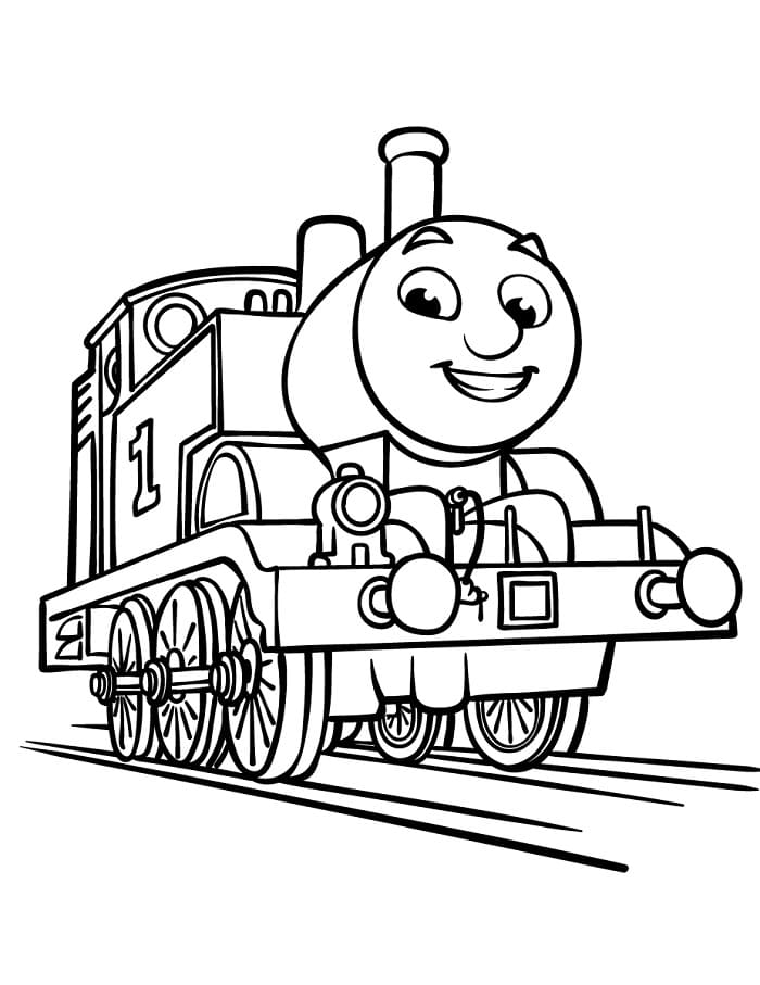 Cartoon Thomas ausmalbilder