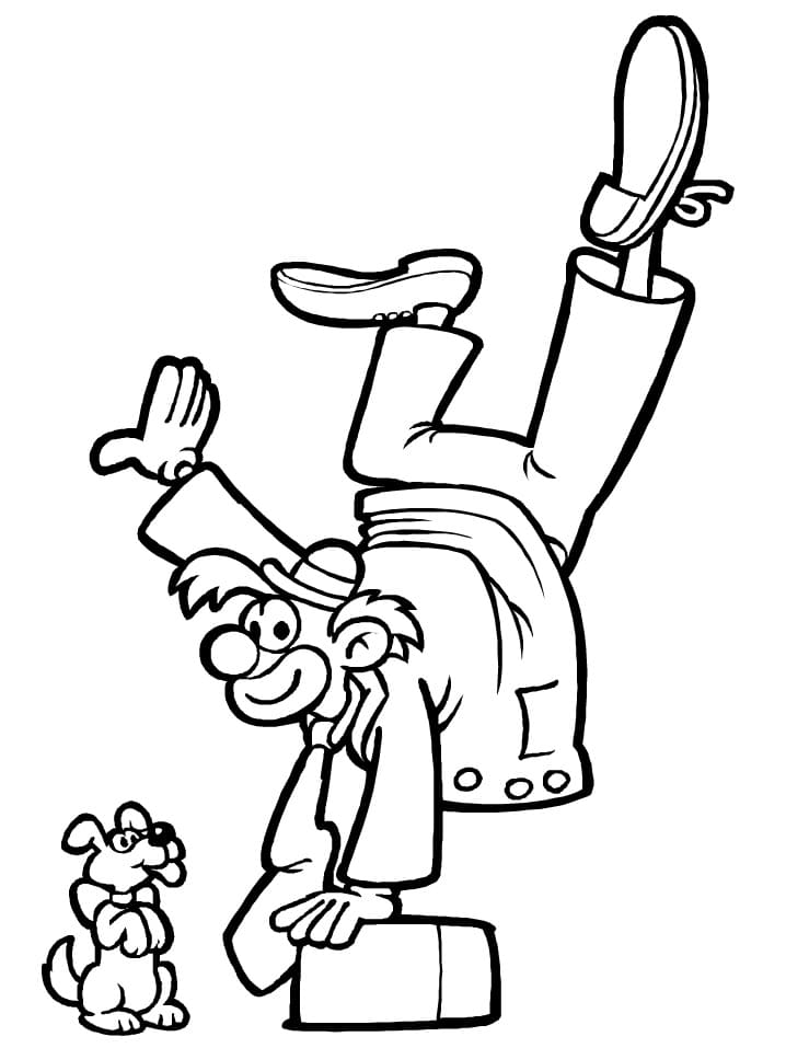 Clown zum Drucken ausmalbilder
