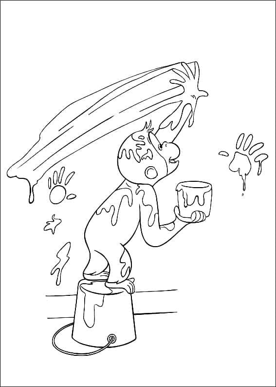 Coco Der Neugierige Affe (23) ausmalbilder