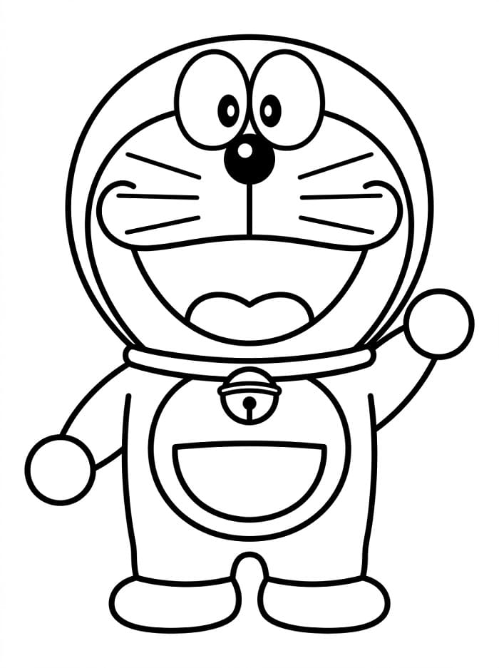 Comic-Doraemon ausmalbilder