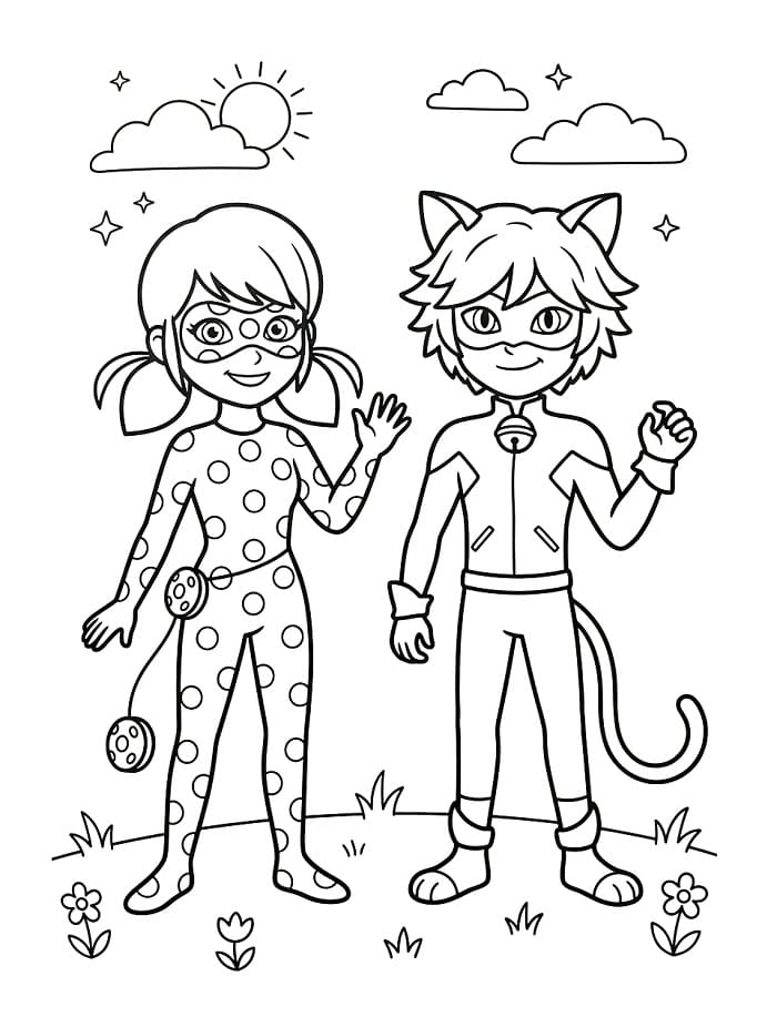 Miraculous Ladybug ausmalbilder