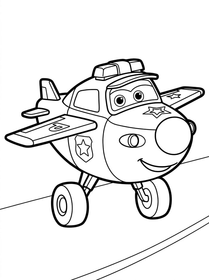 Coole Super Wings ausmalbilder
