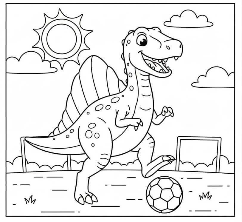 Cooler Spinosaurus ausmalbilder