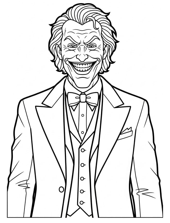 DC Joker ausmalbilder