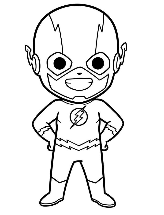 DC Superheld Flash ausmalbilder