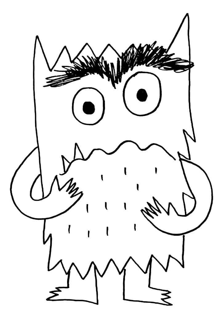 Das Farbenmonster für Kinder