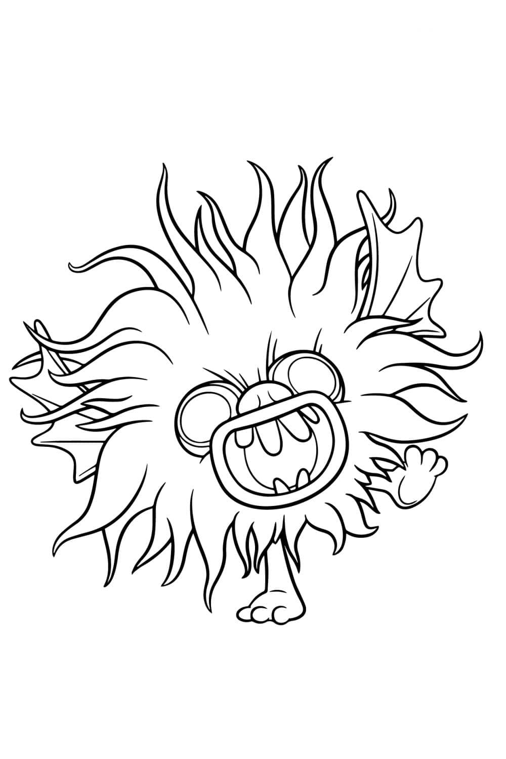 Debbie aus Trolls ausmalbilder