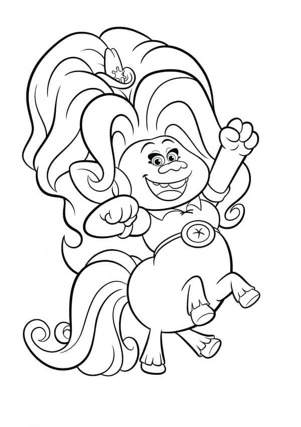 Delta Dawn aus Trolls ausmalbilder