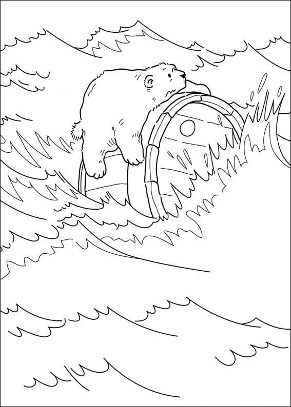 Der kleine Eisbär gratis ausmalbilder