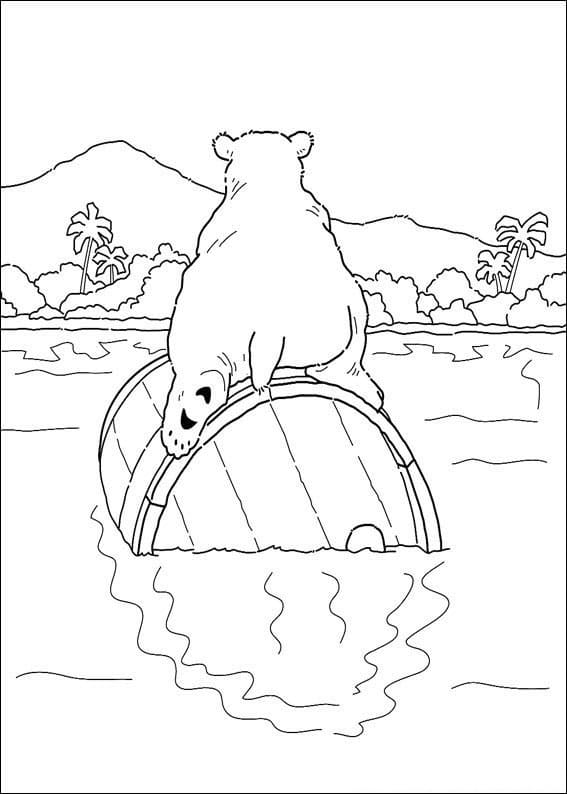 Der kleine Eisbär kostenlos ausmalbilder