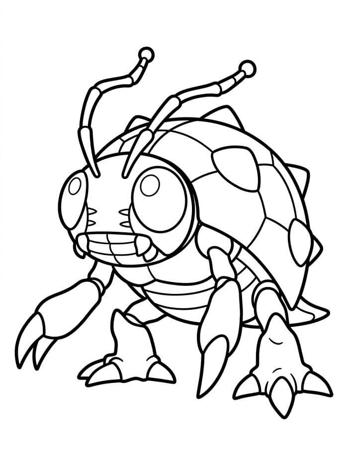 Digimon für 1-jährige Kinder ausmalbilder