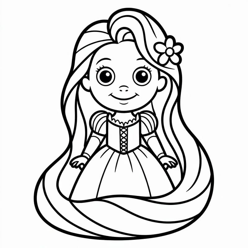 Disney Rapunzel ausmalbilder