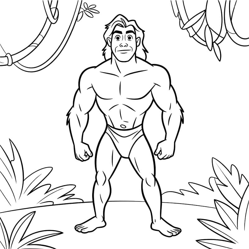 Disney Tarzan ausmalbilder