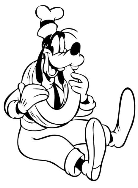 Disneys Goofy ausmalbilder