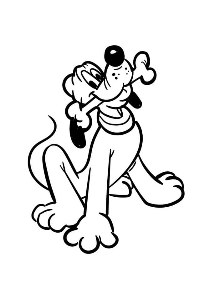 Disneys Pluto ausmalbilder