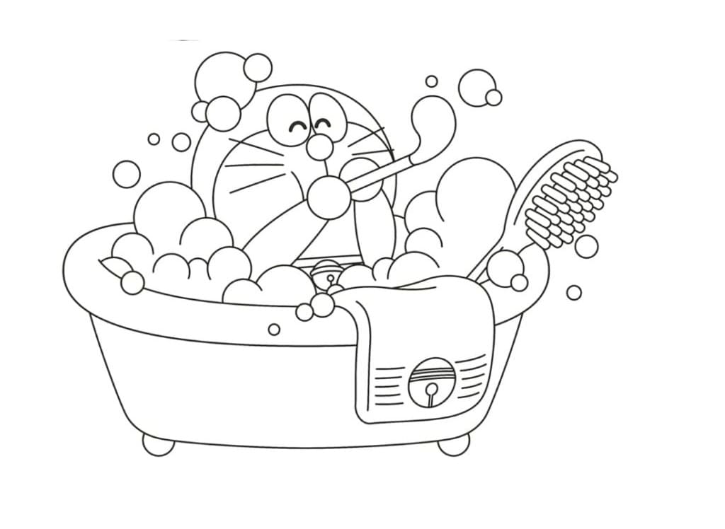 Doraemon 1 ausmalbilder