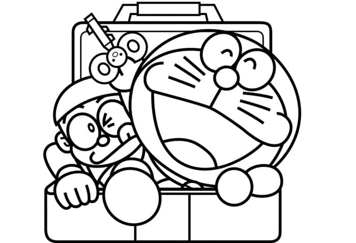 Doraemon 2 ausmalbilder