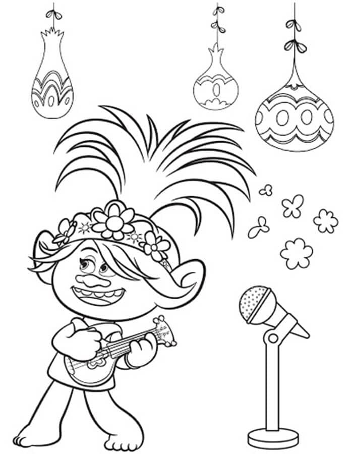 DreamWorks Trolls Poppy ausmalbilder
