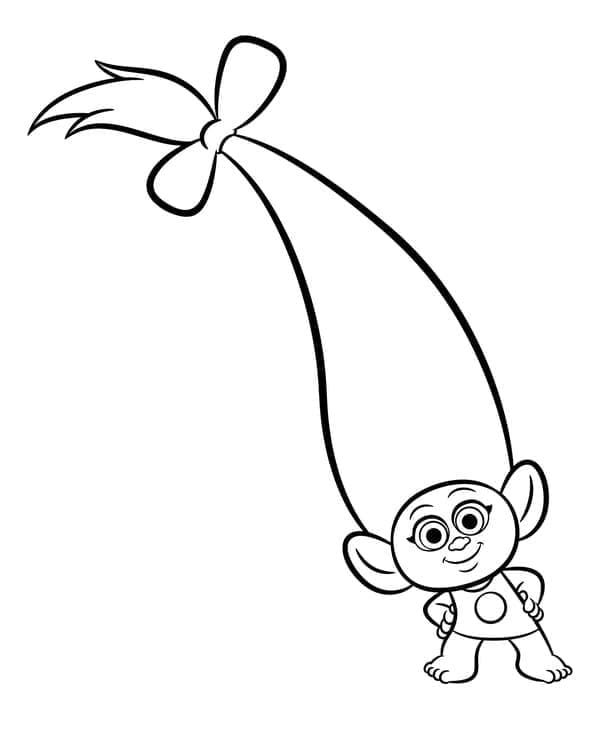 DreamWorks Trolls Smidge ausmalbilder