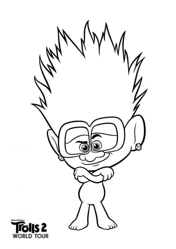 DreamWorks Trolls Tiny Diamond ausmalbilder