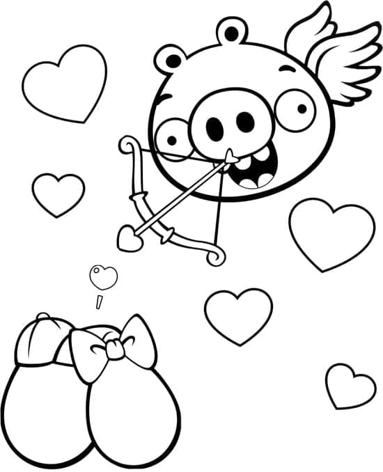 Druckbare Angry Birds kostenlos ausmalbilder