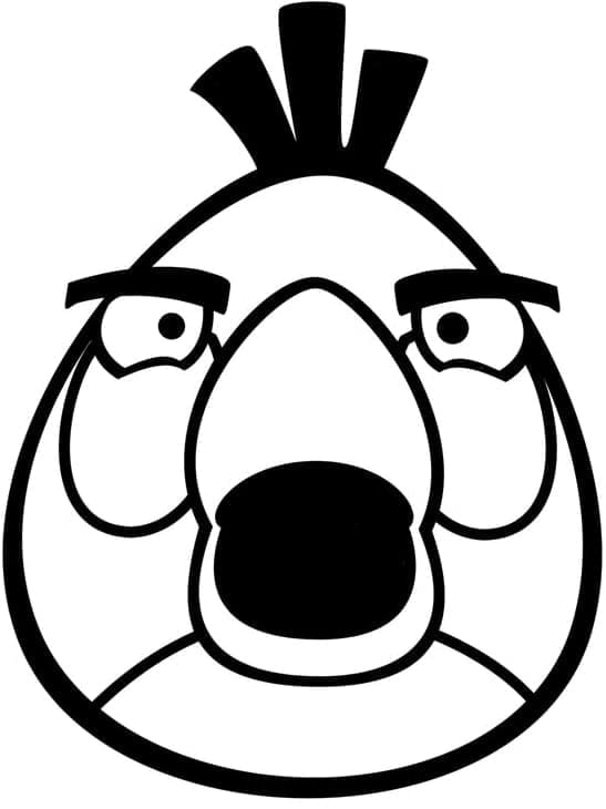 Druckbare Angry Birds ausmalbilder