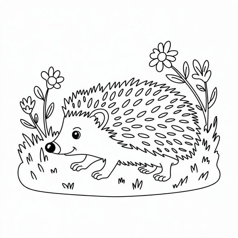 Druckbare Igel Bilder ausmalbilder