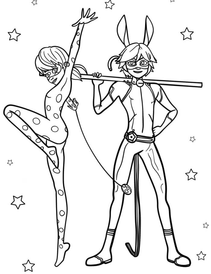 Druckbare Miraculous Ladybug kostenlos ausmalbilder