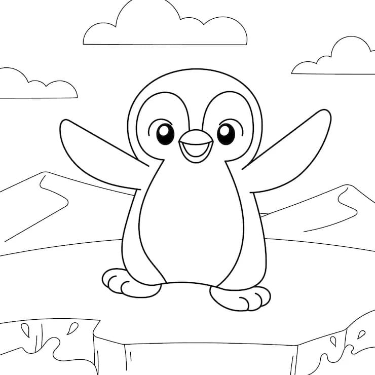 Druckbare Pinguin Ausmalbilder ausmalbilder