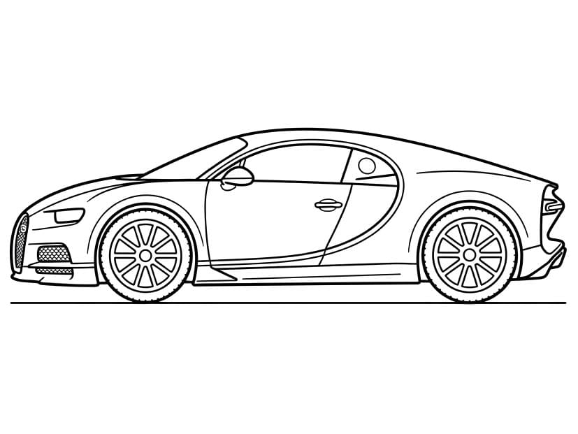 Druckbarer Bugatti ausmalbilder