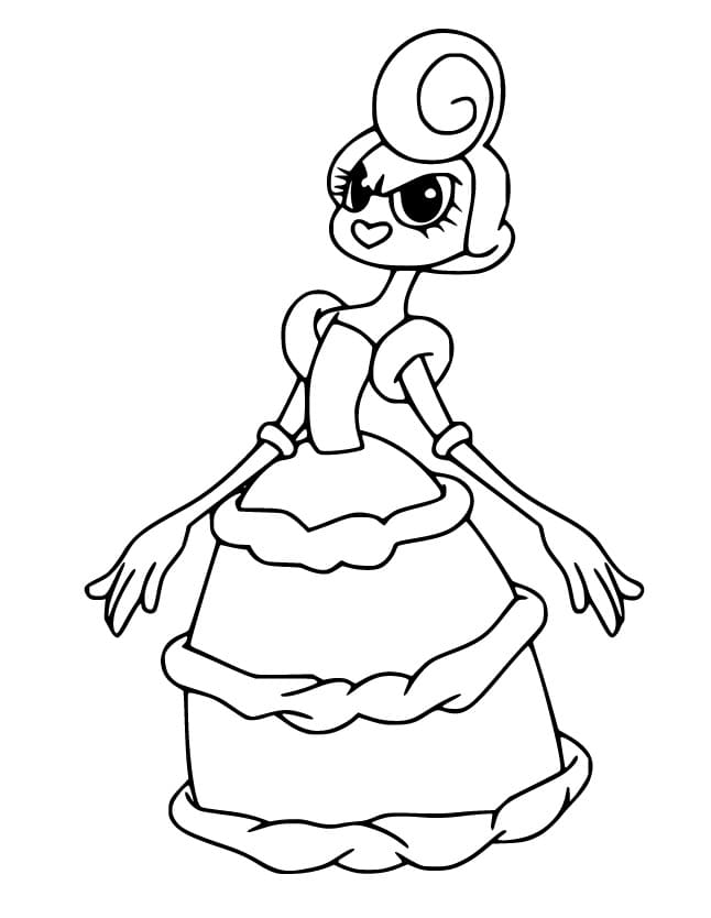 Druckbarer Cuphead kostenlos ausmalbilder