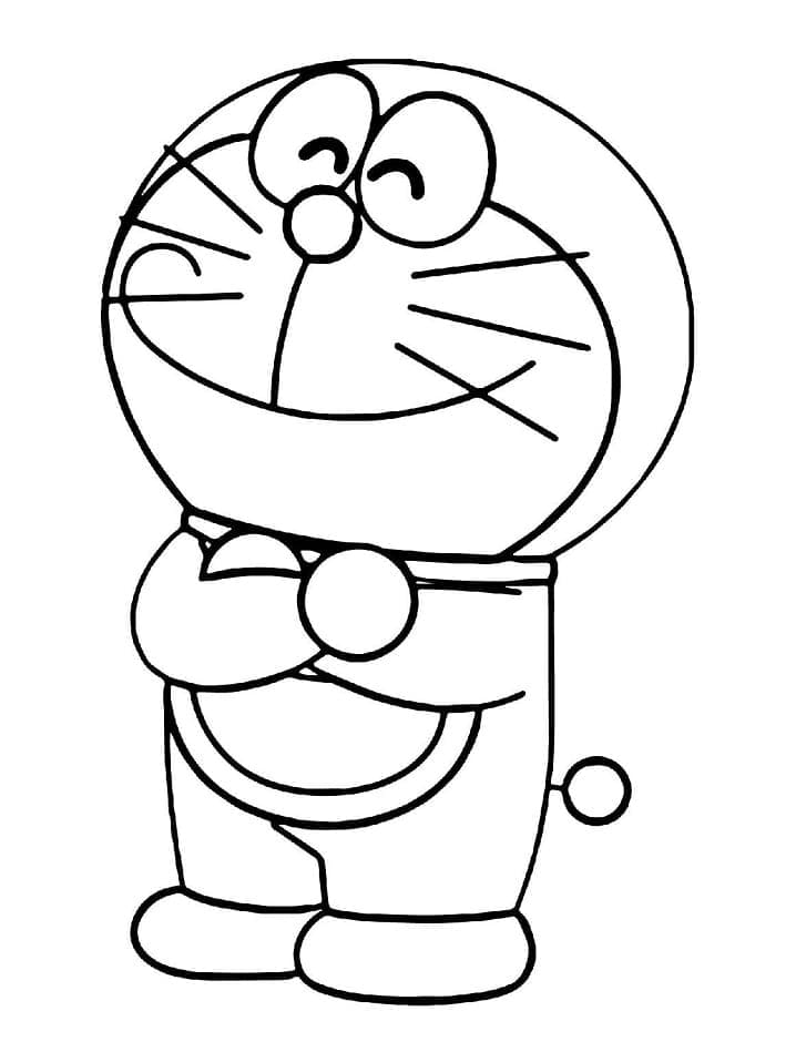 Druckbarer Doraemon für Kinder ausmalbilder