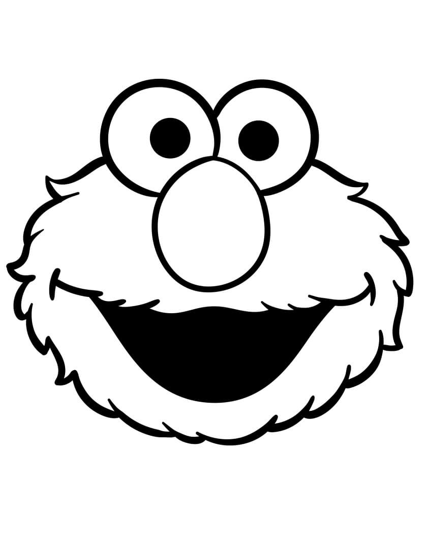 Druckbarer Elmo kostenlos ausmalbilder