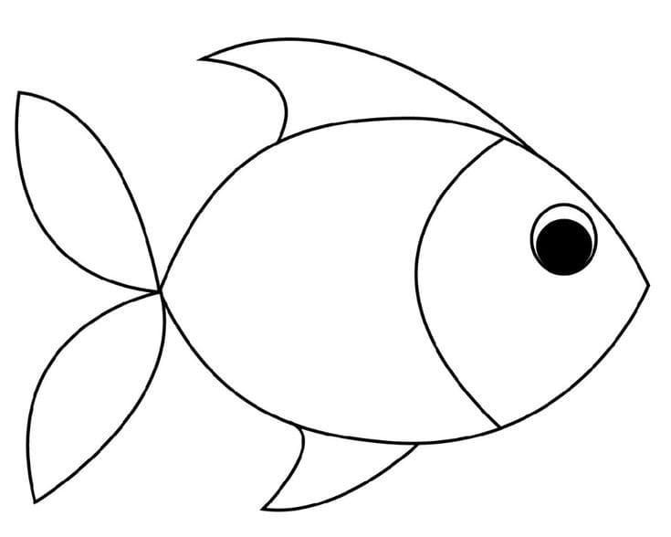 Druckbarer Fisch kostenlos ausmalbilder