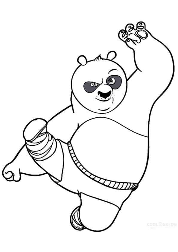 Kung Fu Panda ausmalbilder