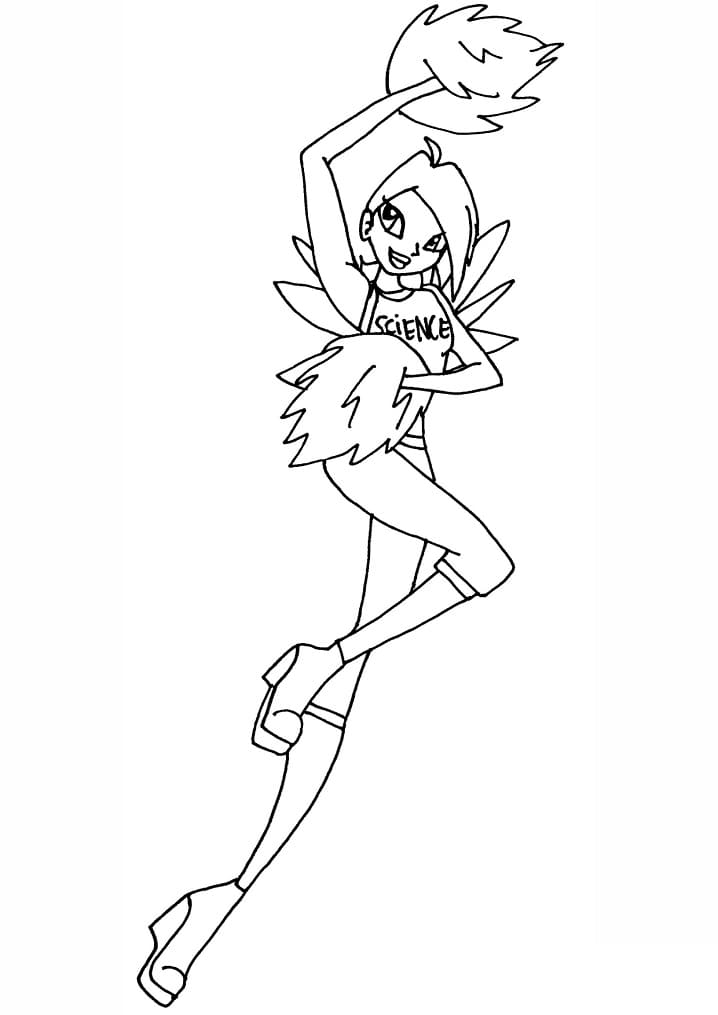 Druckbarer kostenloser Winx Club ausmalbilder