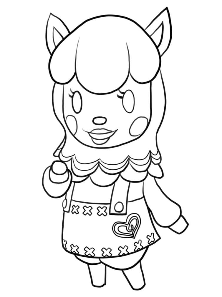 Druckbares Animal Crossing Bild ausmalbilder