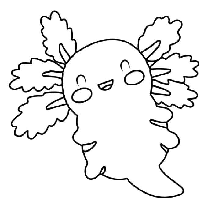 Druckbares Axolotl Bild ausmalbilder