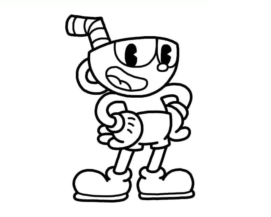 Druckbares Cuphead Bild ausmalbilder