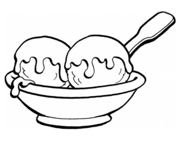 Druckbares Eis für Kinder ausmalbilder