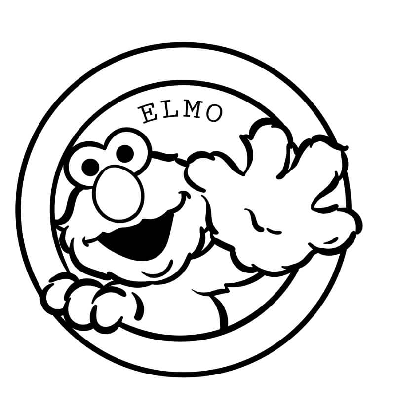Druckbares Elmo Bild ausmalbilder