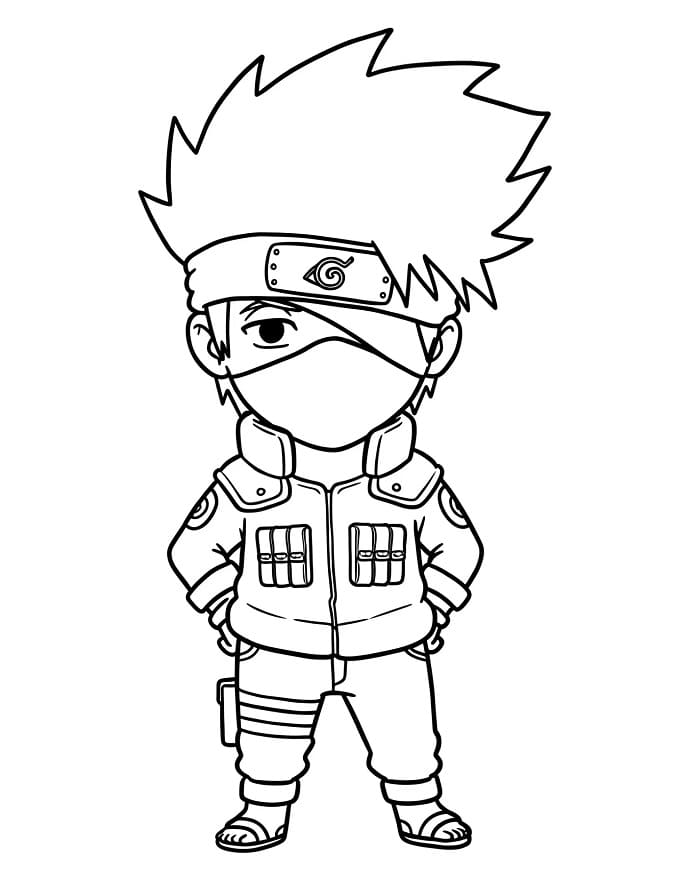 Druckbares Kakashi-Bild ausmalbilder