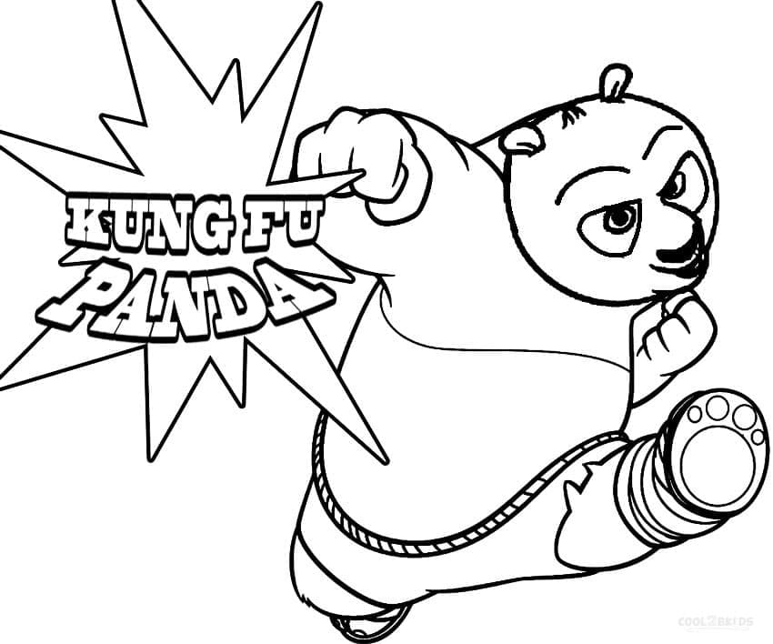 Druckbares Kung Fu Panda Bild ausmalbilder