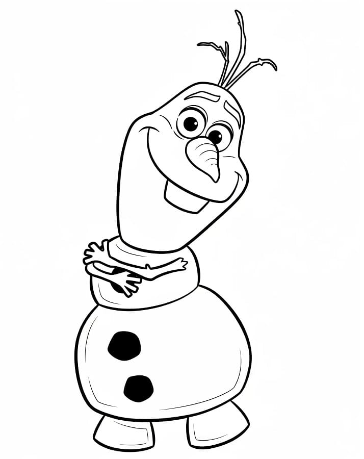 Druckbares Olaf Bild ausmalbilder