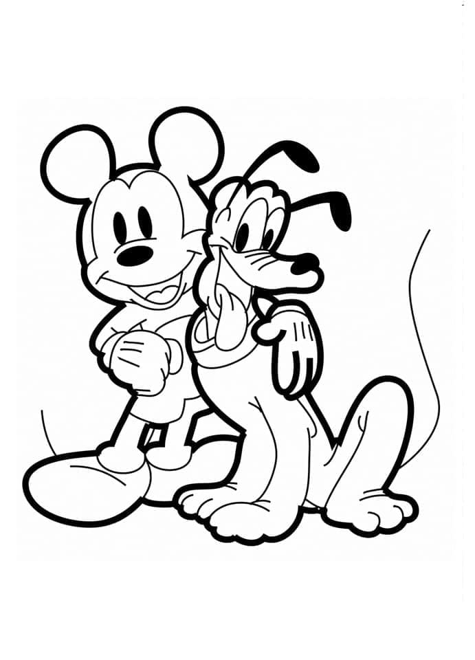 Druckbares Pluto Bild ausmalbilder