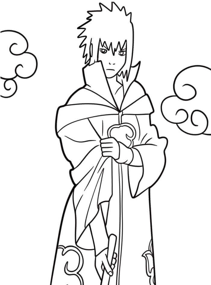 Druckbares Sasuke Bild ausmalbilder