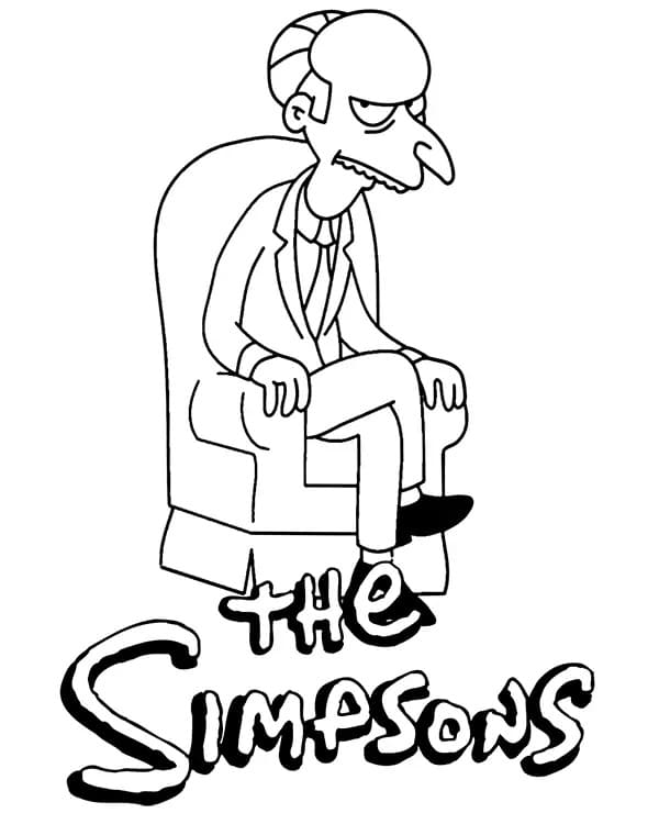 Druckbares Simpsons Bild ausmalbilder