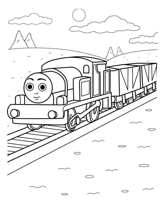 Druckbares Thomas Bild ausmalbilder