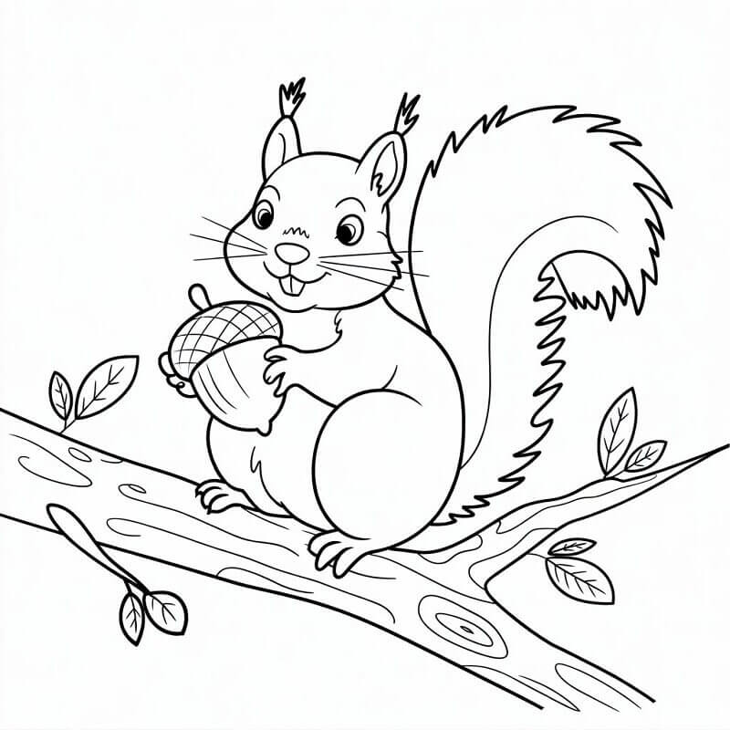 Eichhörnchen ausdrucken ausmalbilder