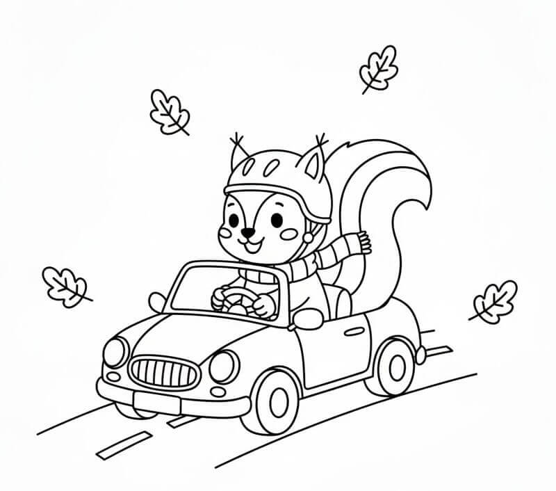 Eichhörnchen gratis ausmalbilder